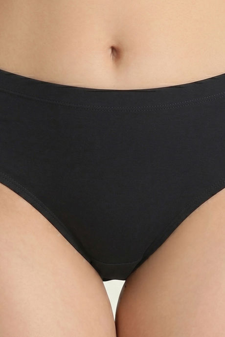 Zivame Medium Rise Full Coverage Hipster Panty (Pack of 3) - Multicolor — image 5